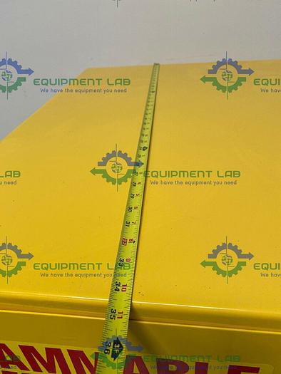 Used JustRite BS60 60 Gallon Flammable Cabinet 65"x 34"x 34" Manual Close