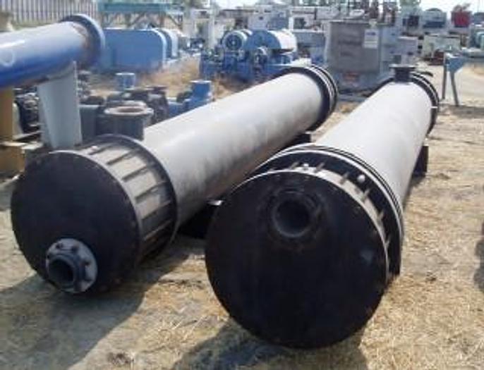 Used Heat Exchanger, Shell & Tube, 900 SF, Karbate, S734020 #S734020