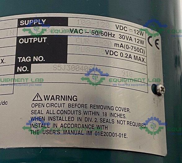 Used Yokogawa Admag AXF Magnetic Flowmeter AXF005C-E1 CE1N-GUN1-21B