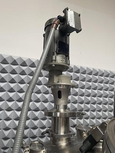 Used 500L Stainless Steel Jacketed Reactor w/Agitator 45 PSI Internal 154 PSI Jacket