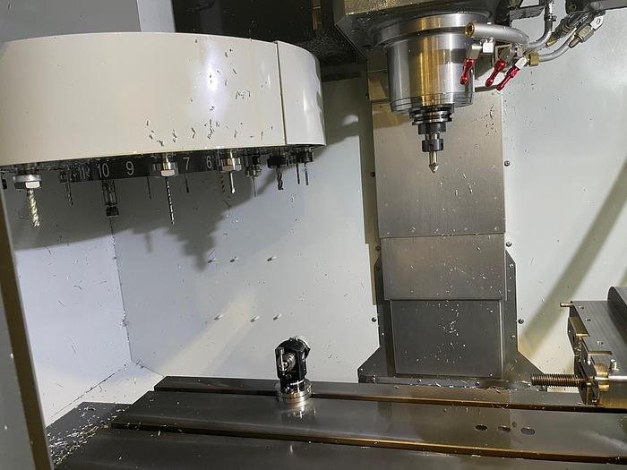Used 2021 HAAS Super Mini Mill 2 CNC 4-Axis Vertical Machining Center ***Low Hours***