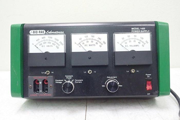 Used Bio-Rad Laboratories Model 1420 Power Supply