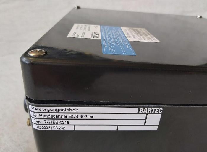 Versorgungseinheit für Handscanner BCS 302 ex, 17-21BB-0218, Bartec,  neu