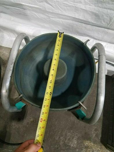 Used Vibratory Finisher Benchtop 1/2 Cubic Foot Capacity 110V with removable Tub
