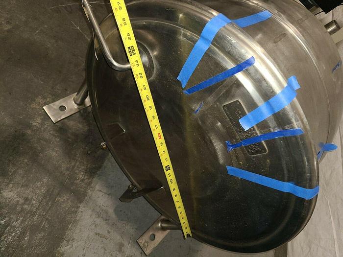 Used Stainless Steel Vessel Resin Tank Chamber 38" x 27"