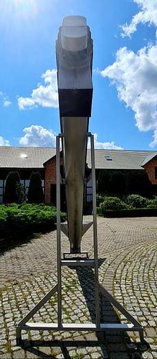 Used Przenośnik (transporter) ślimakowy, nierdzewny w korycie zamkniętym
