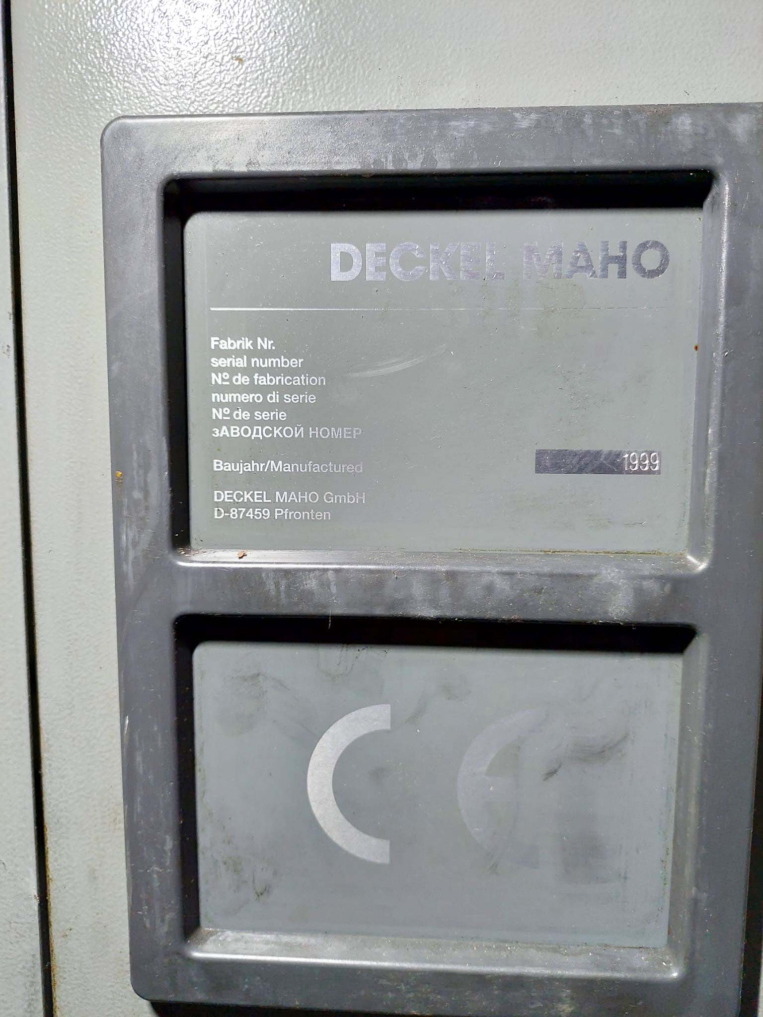 Used Deckel Maho DMU 60T - Vertical Machining Center - 1999