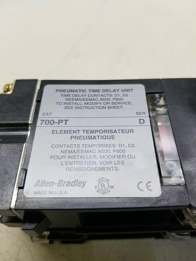 Used ALLEN BRADLEY 700DC-PK400Z24 SER.D, 700-PT Ser D