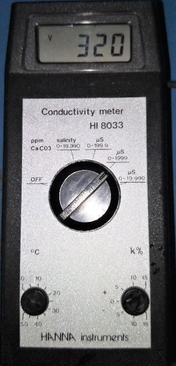 Used Hanna HI 8033 Portable Conductivity Meter