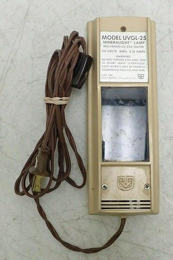 Used UVP Inc Model UVGL-25 Multiband UV-254/366nm Mineralight Lamp