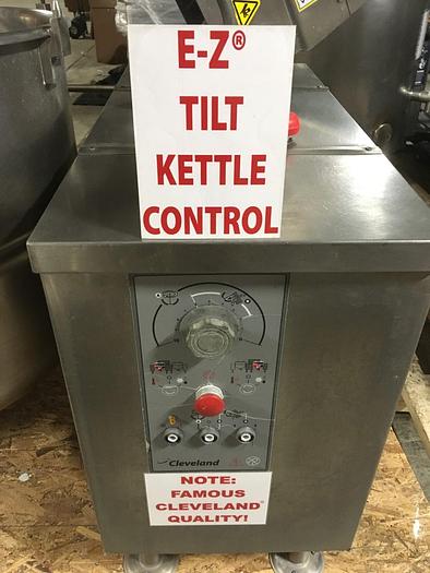Used CLEVELAND RANGE #MKDL-60-T, 60 GAL. TILTING COOKER/MIXER "DIRECT" STEAM KETTLE, (#825)