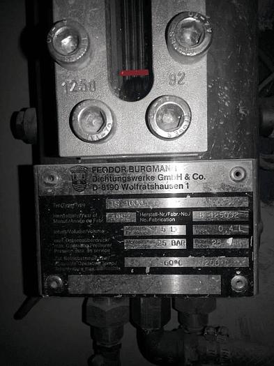 Used 10 LITER DRAIS HORIZONTAL MEDIA MILL WITH MEDIA CHARGE (#8444)