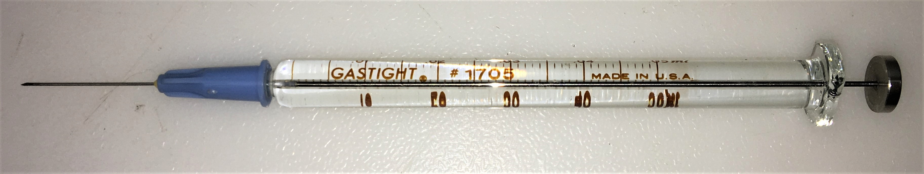 Used Hamilton 80965 GasTight Injection Syringe, 1705RN - 50μL