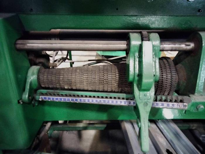 Used 72" BECK SINGLE ROTARY KNIFE SHEETER W/ OUTPUT CONVEYOR - PENDING SALE