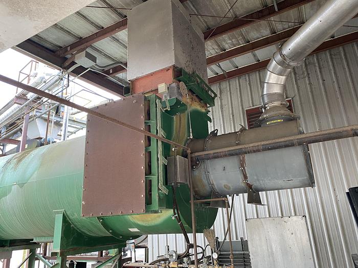 Used Used Duske Model SPD-8000 Carbon Steel Rotary Dryer System