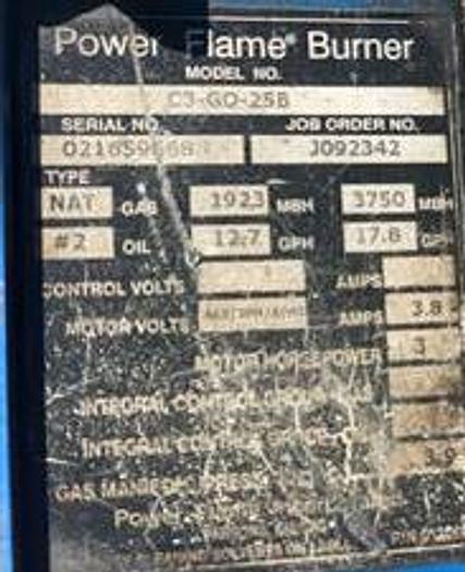 Used HEATEC HCS-250 Hot Oil Boiler