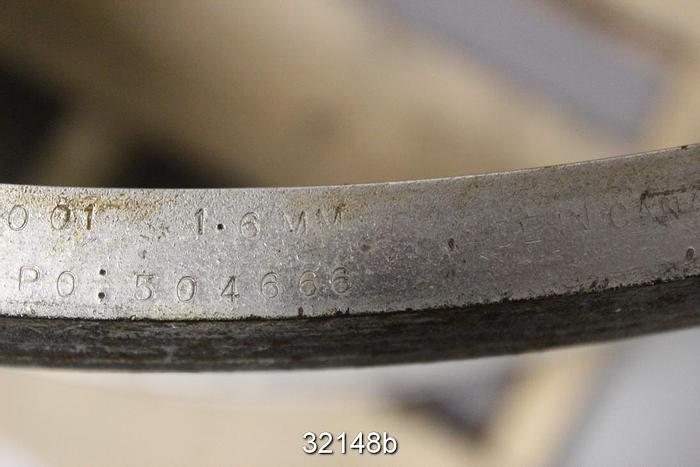 Used Voith VS 20 Pressure Screen Basket, 0.062" Holes #32148