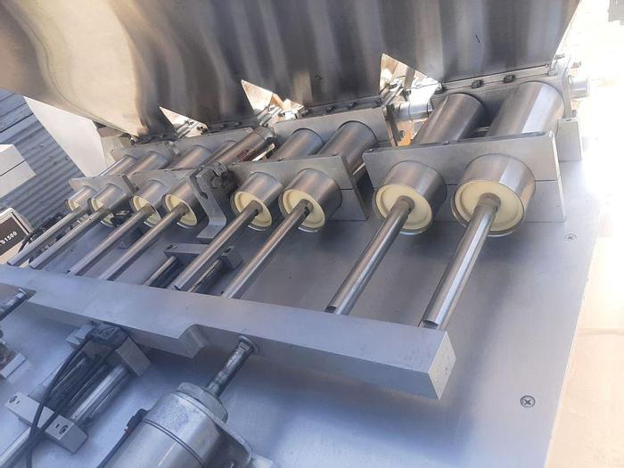 Used Filler, Piston, 8-Head, S/st, Inline, 16 Ounces #S744549