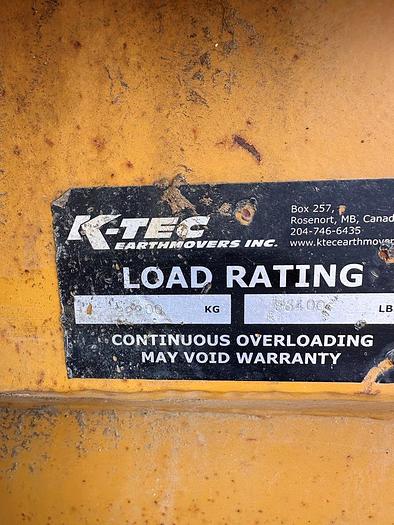 Used 2012 K-Tec Earthmover Pull Scraper