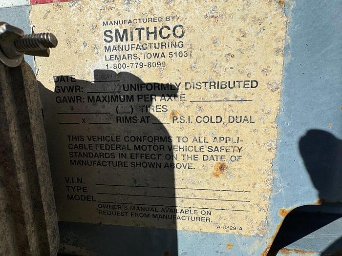 Used 2000 Smithco Side Dump Trailer