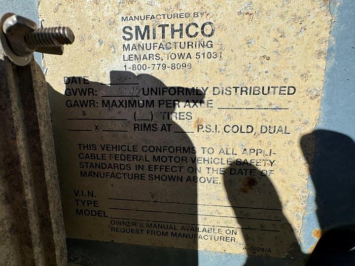 Used 2000 Smithco Side Dump Trailer
