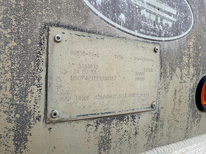 Used Beall Belly Dump Silver Bullet