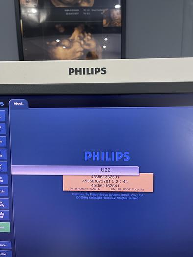 Gebraucht Philips iU22 Ultraschallgerät mit Flachmonitor, 5 Sonden, Sony Drucker, Fußschalter