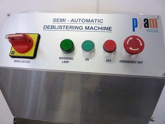 Used I 12369 E - Deblistering Machine PAM DBM - Semi-Auto