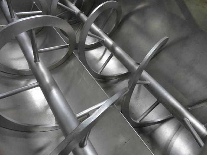 Used Mepaco Dual Shaft Ribbon Blender; 1500Lbs, Refurbished