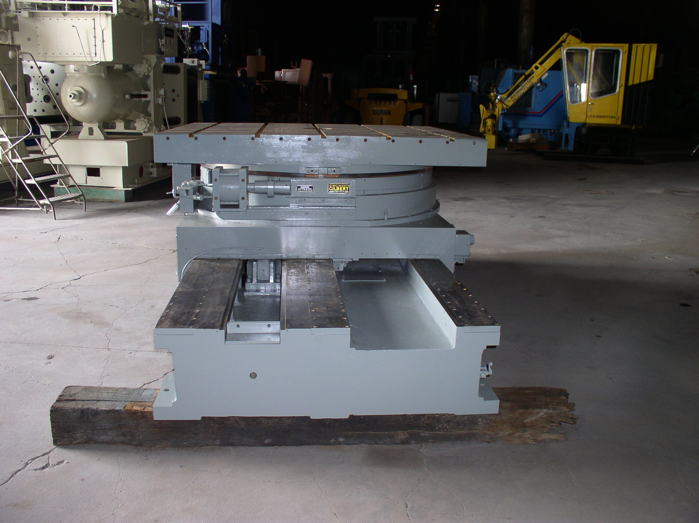 Used 60" x 72" Cincinnati Gilbert Rotary Table with Z Axis