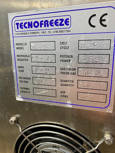 Used TECNOFREEZE CF200 CONTINUOUS FREEZER