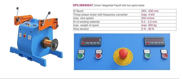Mobac Wire pay-offs and Winder