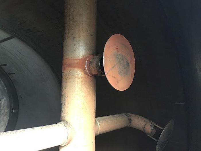 Used 5,000 GALLON WEST WARWICK WELDING CARBON FILTRATION TANK - 304 S/S