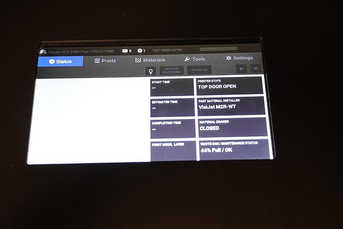 Used 2018  3D Systems  ProJet MJP 2500 Plus