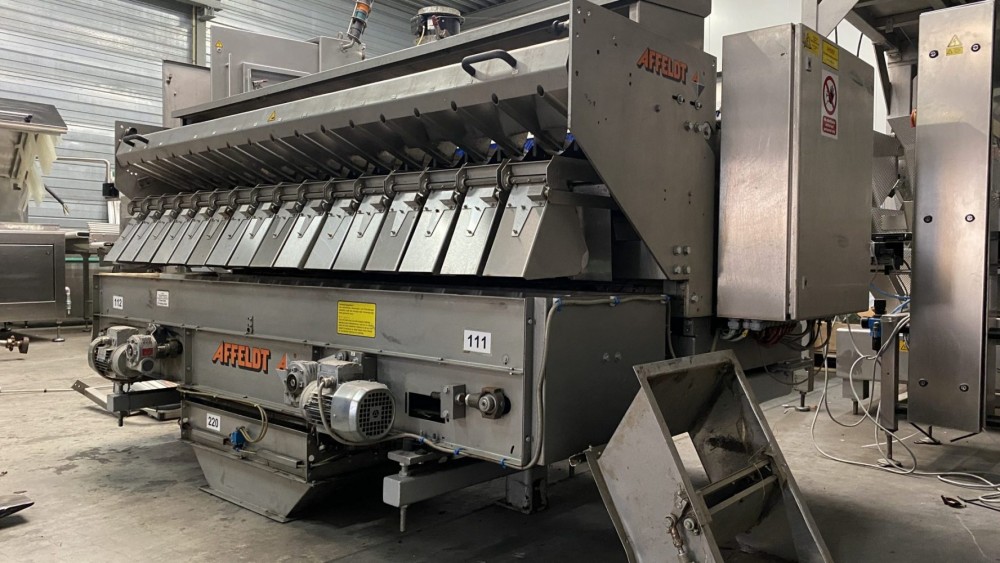 Used Affeldt 16 channel lineair weigher
