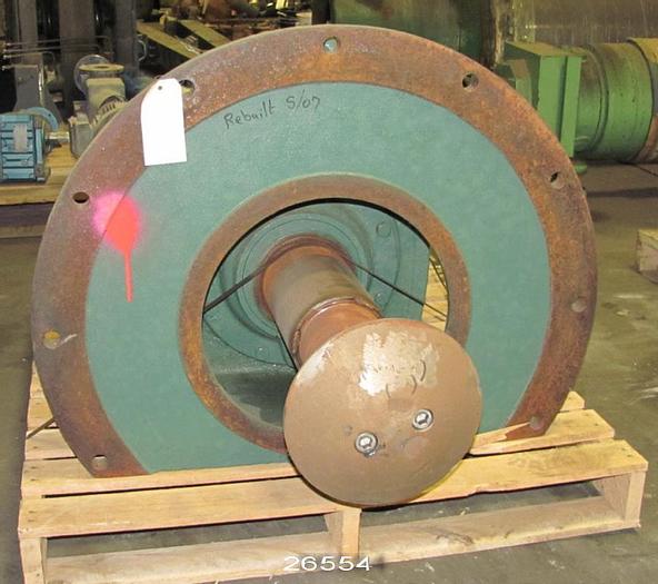 Refurbished Beloit B Beloit Pulper Drive Unit, Shaft And Bearing Assembly, Size B, Unused Since Rebuild In June 2007 #26554
