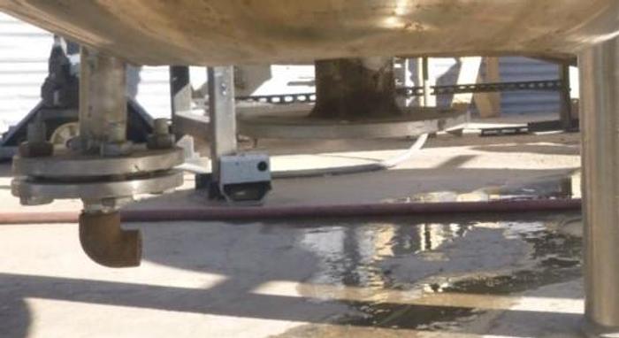 Used Tank, 425 Gallon, 316 Stainless Steel, 59" x 32", Jacketed, OT/CB #S743437