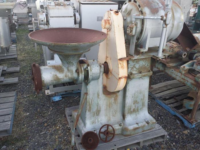 Used Extruder, 8" Dia., Enterprise, Meat, 30 HP, 1/16" Dies, #S320050