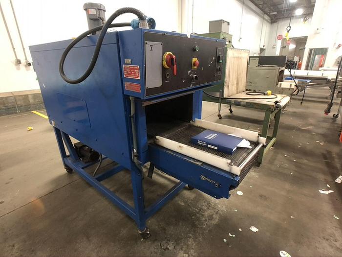 Used SHANKLIN MODEL CT-T71 HEAT SHRINK TUNNEL