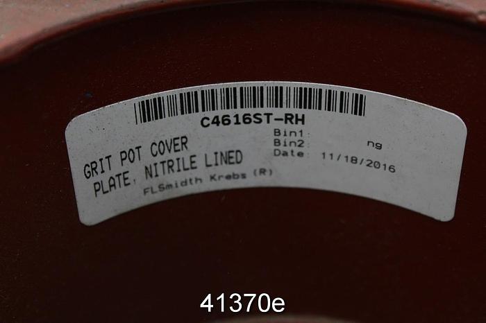 Used Krebs P15 Grit Pot Cover, Nitrile Lined, 4.25" Bore #41370