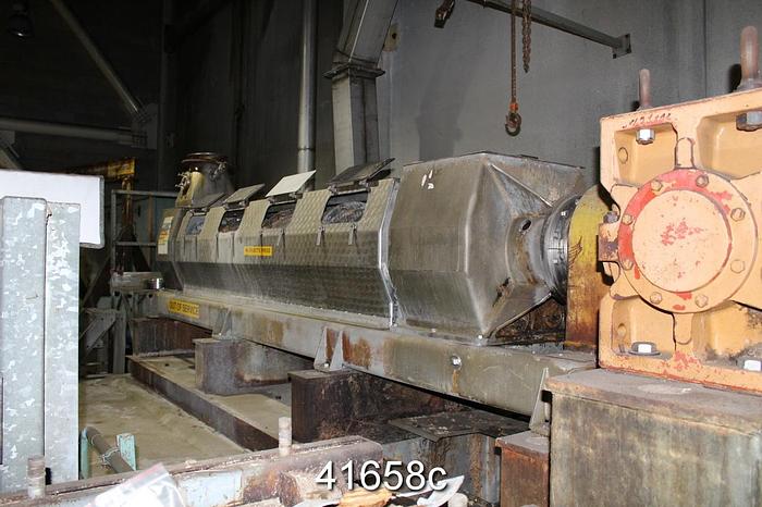 Used Thune SP45L Screw Press, Stainless Steel #41658