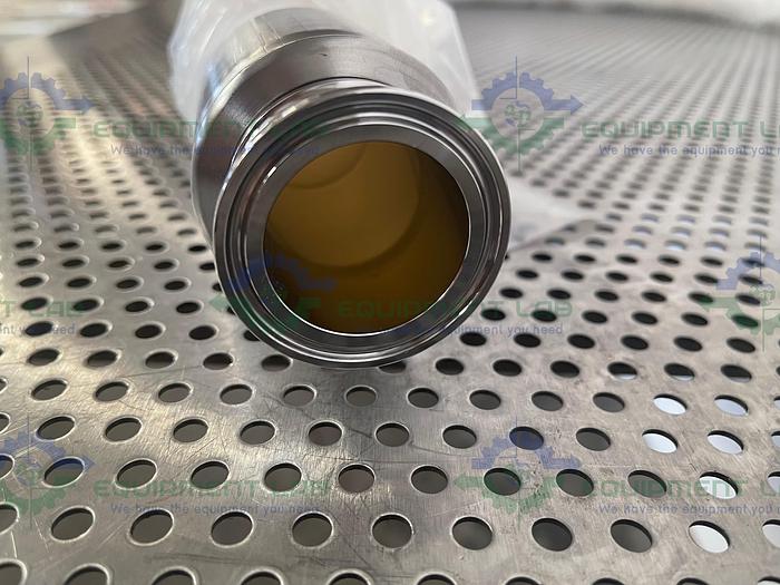 Sani-Tech  STHT-R-HD-1500 10' Heavy Duty Silicone Hose w/ 1 1/2" Sanitary Fitting