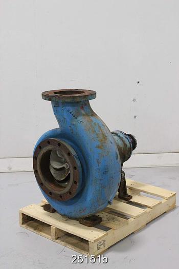 Used Goulds 3196 Goulds 3196, 8X10X15, Ductile Iron Casing,  6 Vane Impeller, 15" Diameter Impeller, Stainless Steel Impeller, Stainless Steel Stuffing Box, Packing, Xlt-X Power End #25151