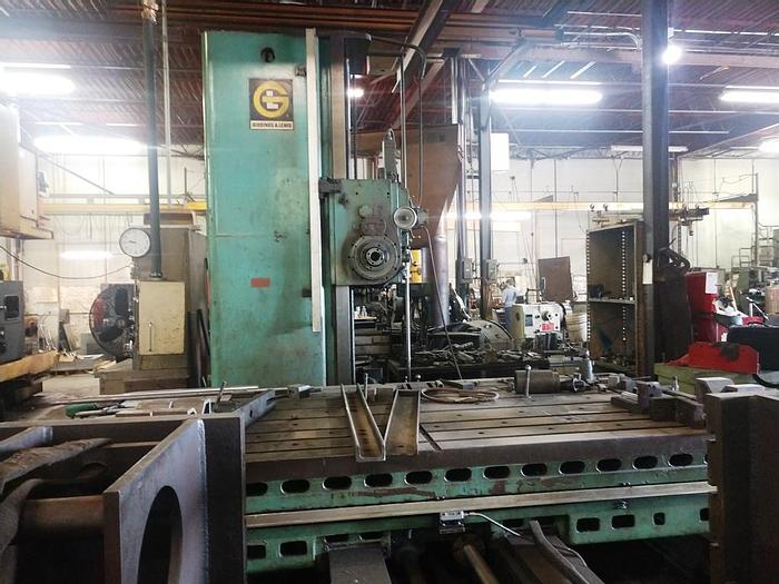 Used 1971 Giddings & Lewis Table Type Boring Mill, 70-D5 T, Table 60" X 120", 120" X Travel, 72" Y Travel, 36" Z Travel(Quill), 30 HP, 1000 RPM