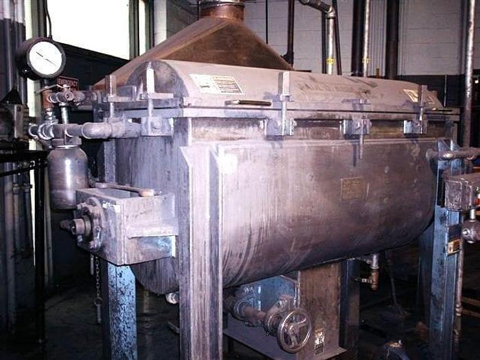 Used 8 CU. FT. PAUL O. ABBE RIBBON BLENDER/VACUUM DRYER – S/S – JACKETED (#5528)