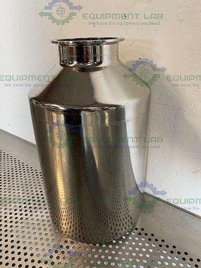 Used Eagle Stainless Stainless Steel 10 Liter Bottle w/ 4" Sanitary Fit