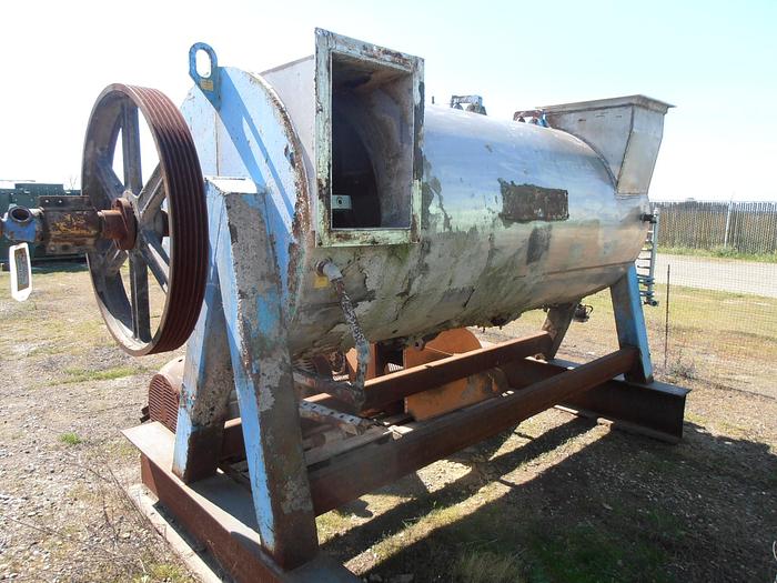 Used Mixer, Paddle, 100 CF, S/st, C/st, Jkt, Continuous, (2) #S737860