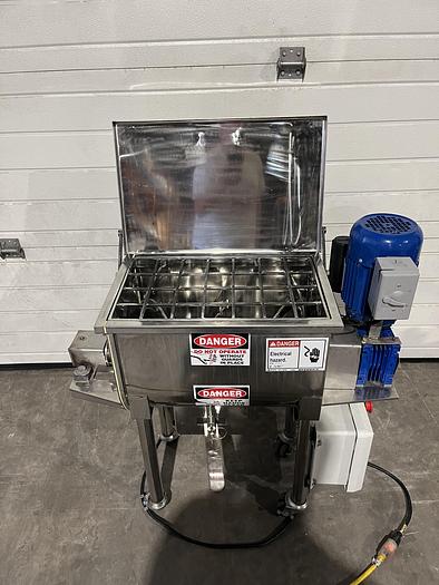 Used Used 1 Cubic Foot Stainless Steel Double Ribbon Blender