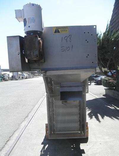 Used Elevator, Bucket, Z-Frame, 16' X 5' X 4', S/st, Meyer, #S741110