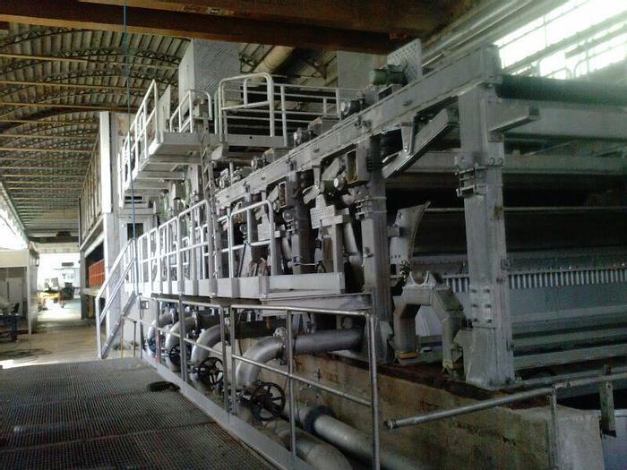 Used 104" (2.64M) CYLINDER MOULD PAPER MACHINE TOSCOTEC 2002